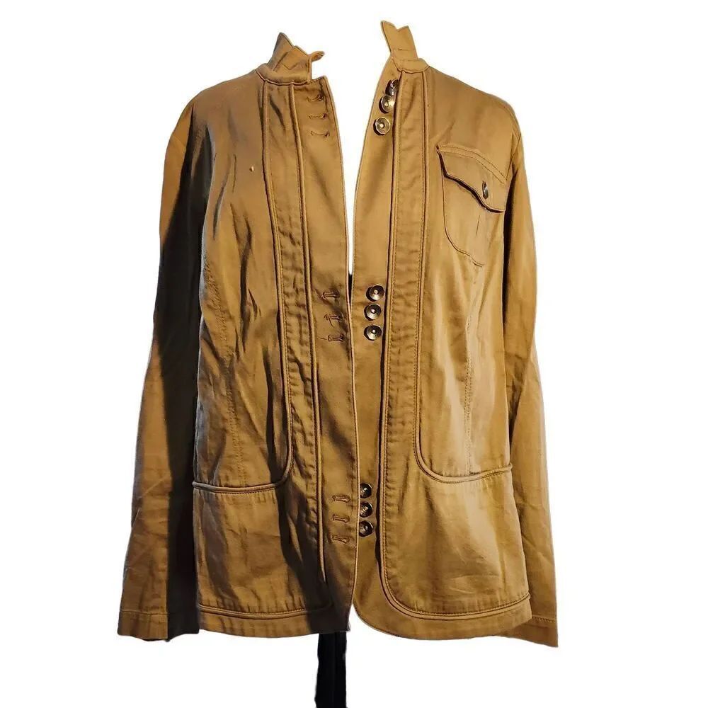 Lane Bryant Jacket 3 sets of 3 buttons  98% cotton 2% spandex size 14/16